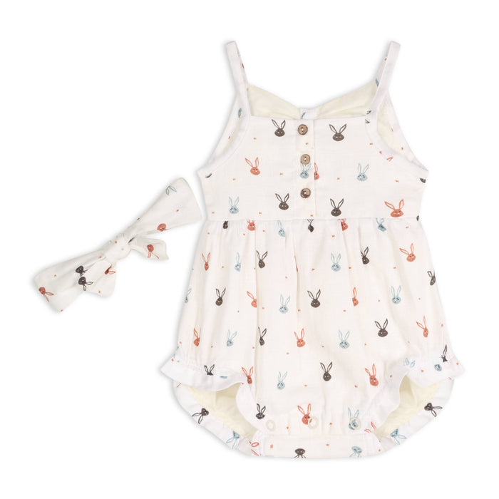 Mini Bunnies Romper + Headband