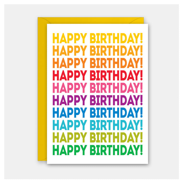Rainbow Birthday Repeat