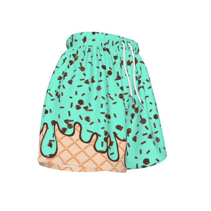 Mint Chocolate Chip Ice Cream Sport Shorts (All Sizes)
