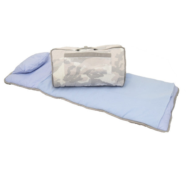 Snow Camo with Blue