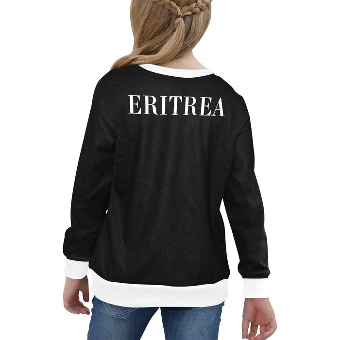 Mis Eritrea Girls' All Over Print V-Neck Sweater - Natna Shop