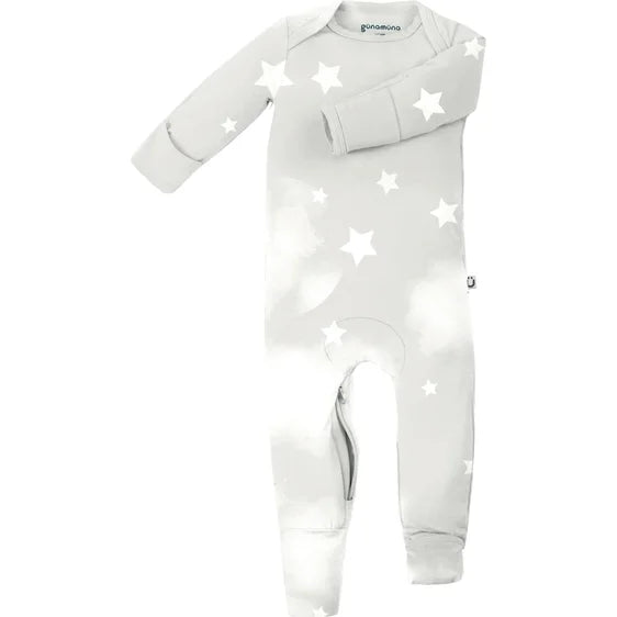Moon & Stars Convertible Romper Footie