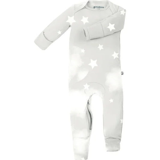 Moon & Stars Convertible Romper Footie