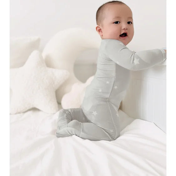 Moon & Stars Convertible Romper Footie