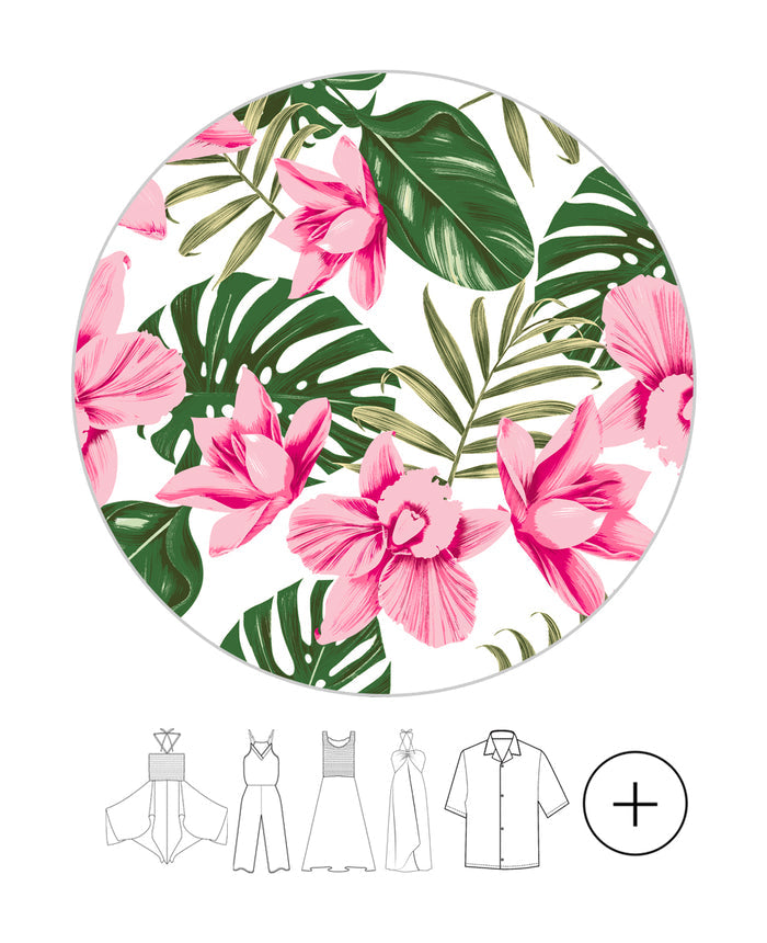 Mother Son Set in Lotus Orchid