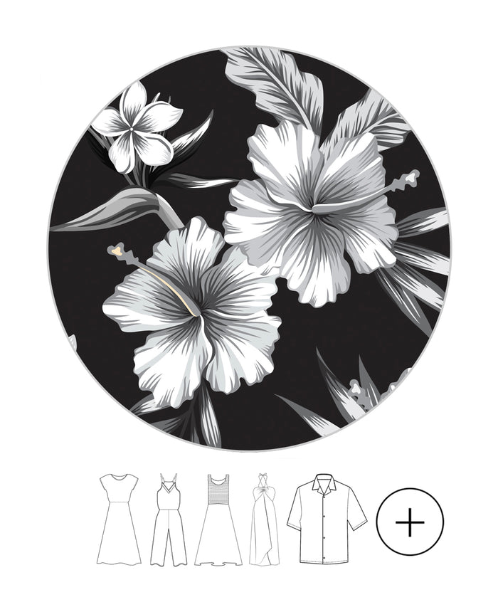 Mother Son Set in Midnight Bloom