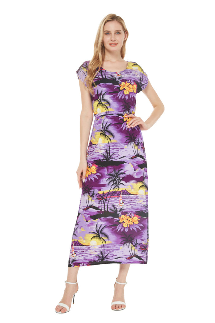 Mother Son Set in Sunset Purple