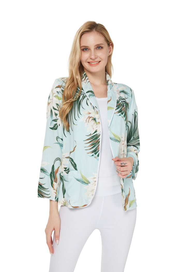 Mother Son Set in Wispy Cereus Light Blue