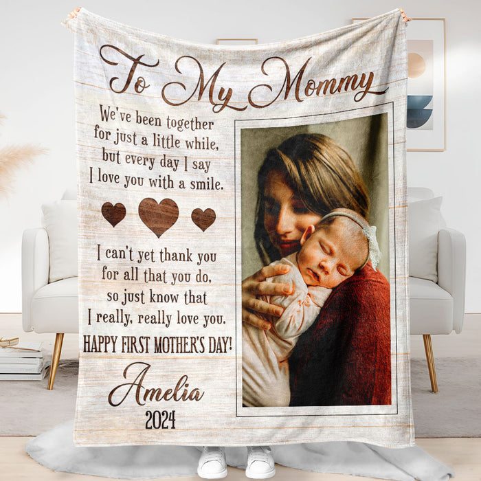 Mothers Day Gift for New Mom | New Mom Blanket