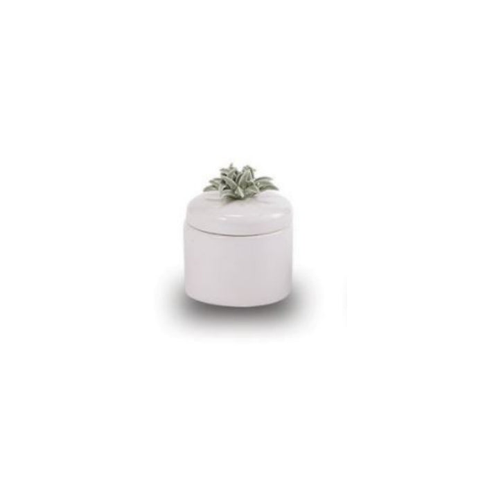 Mud Pie Succulent Citronella Candle Gray