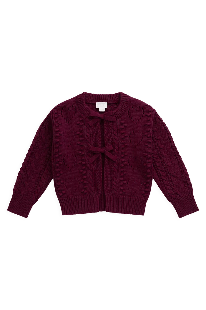 Mulberry Wood Knitted Cardigan