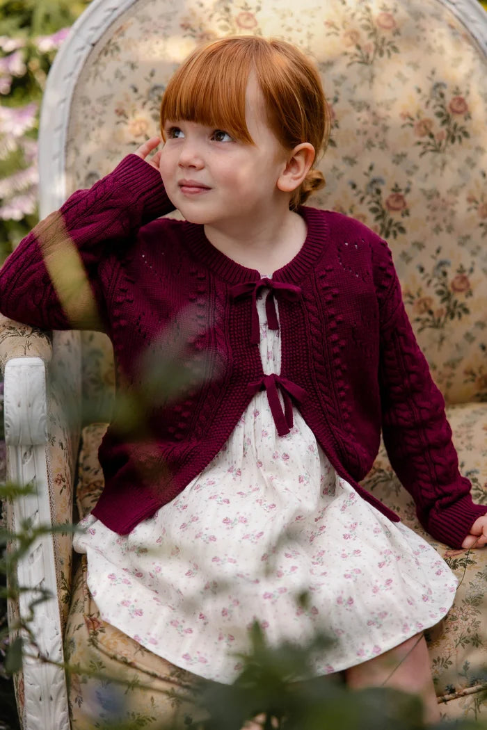 Mulberry Wood Knitted Cardigan