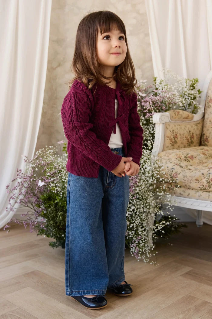 Mulberry Wood Knitted Cardigan