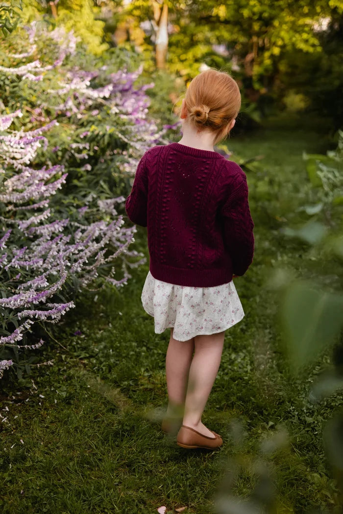 Mulberry Wood Knitted Cardigan