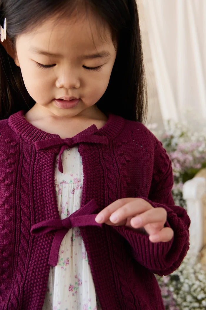 Mulberry Wood Knitted Cardigan