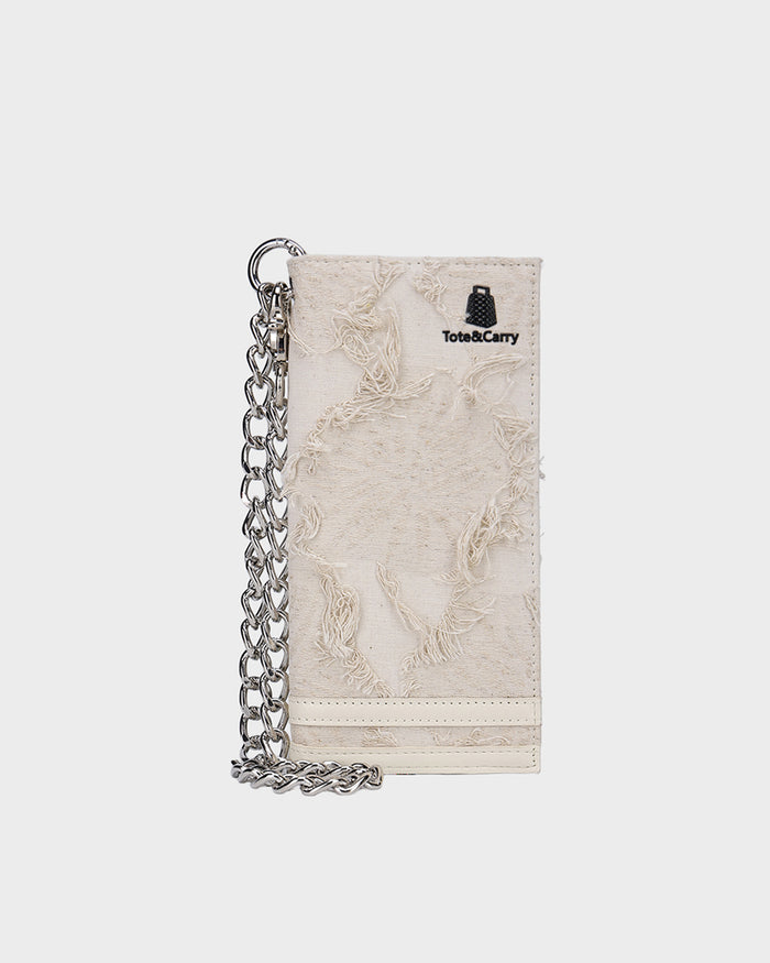 Mummy Wallet in Cream White