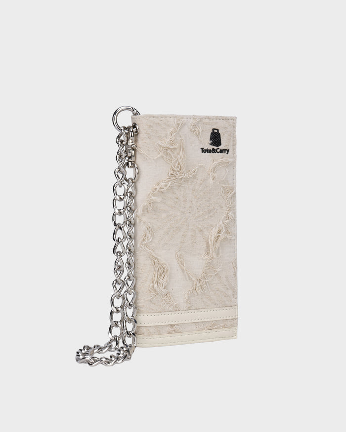 Mummy Wallet in Cream White