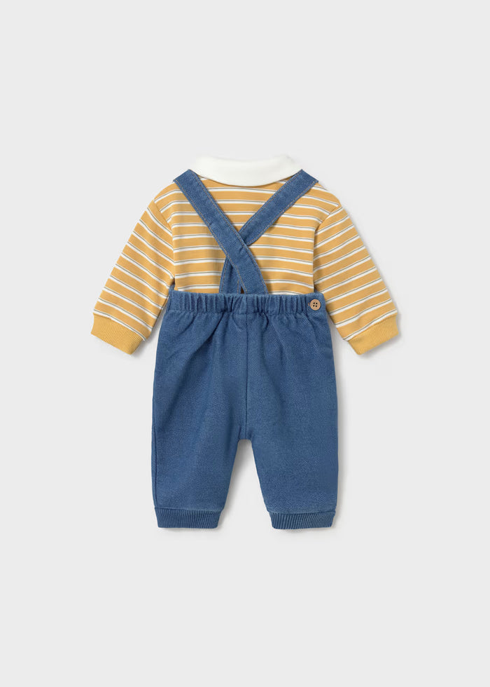 Mustard and Denim Overall Set