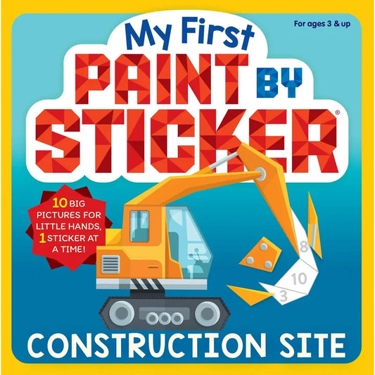 My First Paint By Sticker: Construction Site