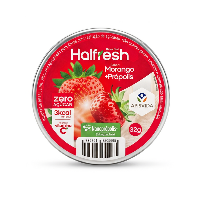 Nano Propolis Sugar-Free Strawberry Candy with Vitamin C