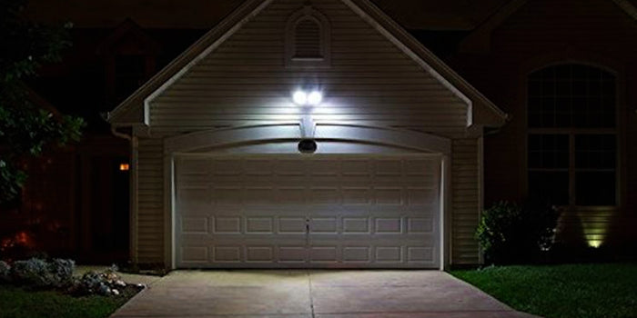 Security Flood Lights NaturaLED 7031 20W LED Security Flood with Motion Sensor 5000K Black NaturaLED