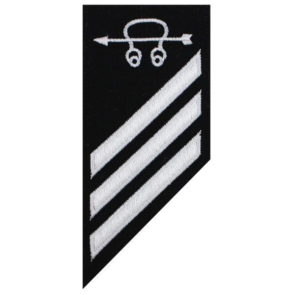 Navy E-3 Combo Rate: Sonar Technician on blue serge