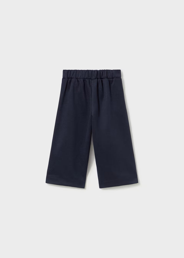 Navy Knit Trousers