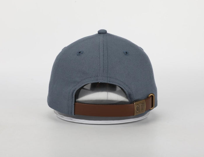 Navy Needlepoint USA Hat