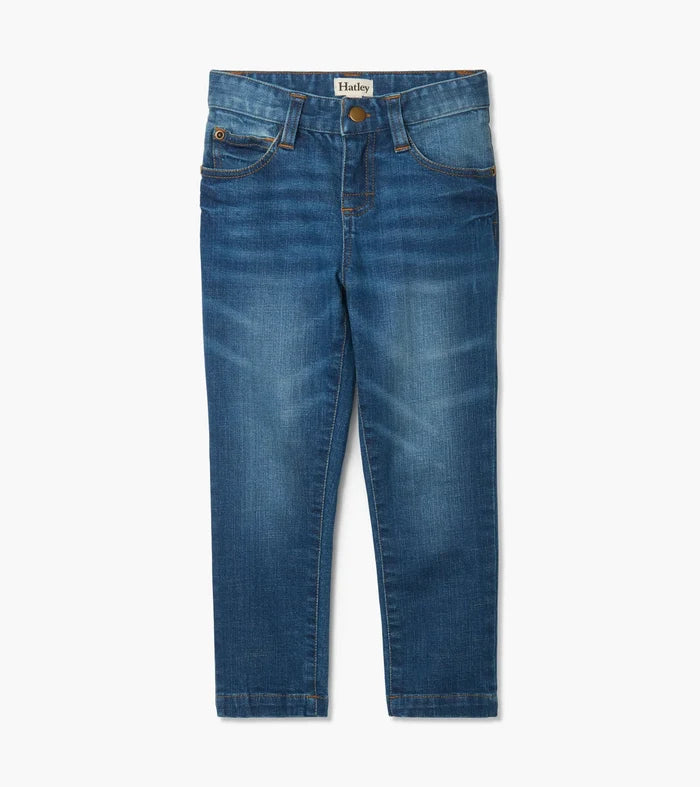 Navy Stretch Denim Jeans