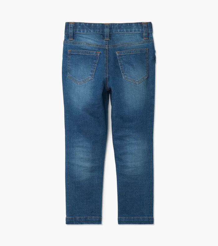 Navy Stretch Denim Jeans