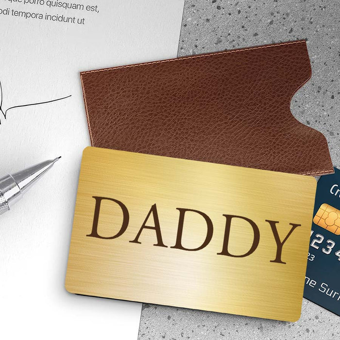 New Dad Wallet Card | 1st Fathers Day Gift