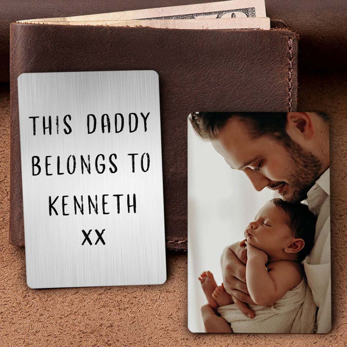 New Dad Wallet Card| First Fathers Day Gift
