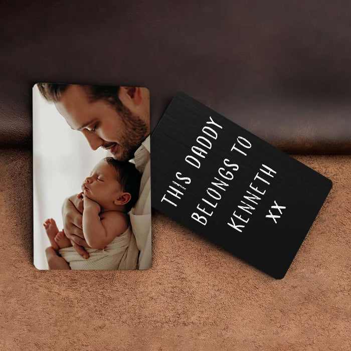 New Dad Wallet Card| First Fathers Day Gift