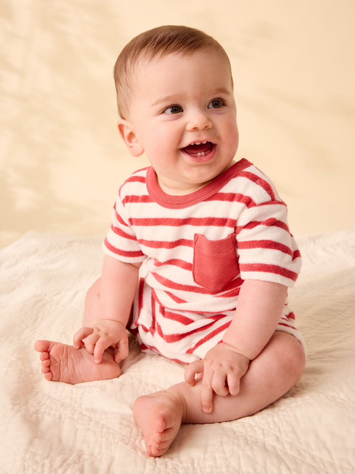 New Pocket Shortie Baby Romper