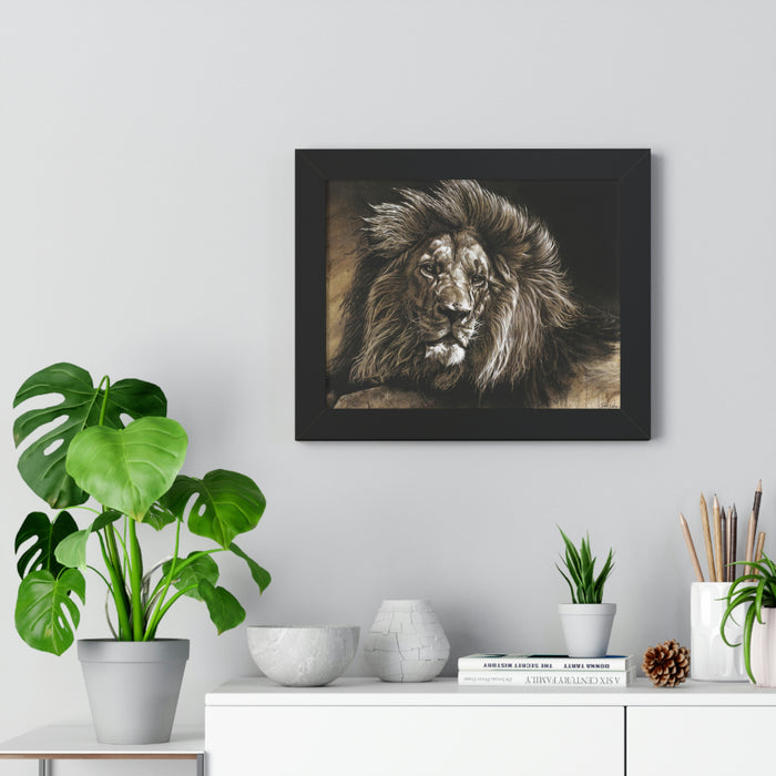 "No Worries" Framed Paper Print