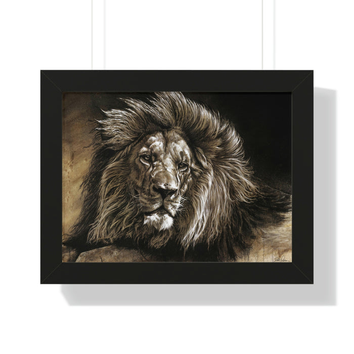 "No Worries" Framed Paper Print