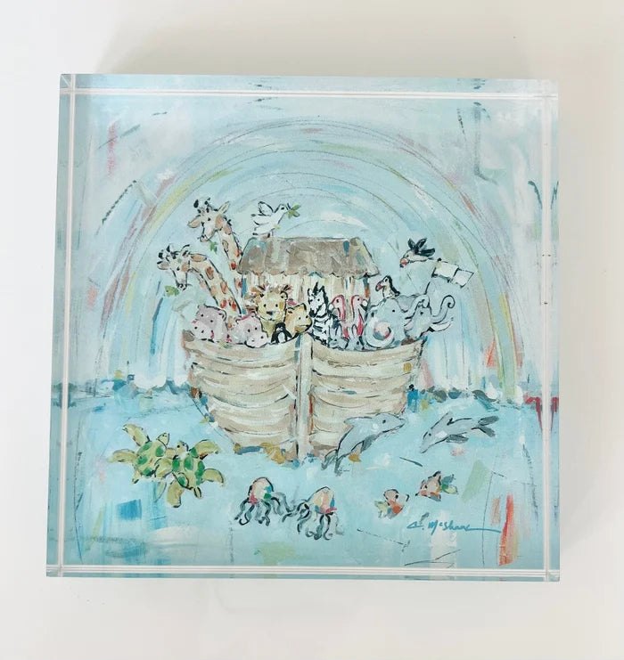 "Noah's Arks III" acrylic blocks