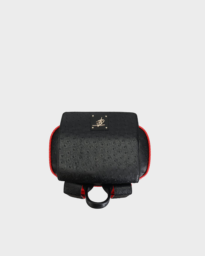 Noble Backpack in Black & Red