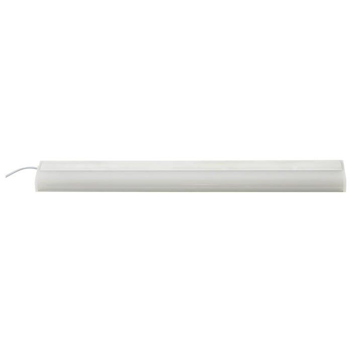LED Under Cabinet Lighting Nuvo 63-701 24 Inch LED Under Cabinet Light Bar With Plug 13.5W 3000K Satco