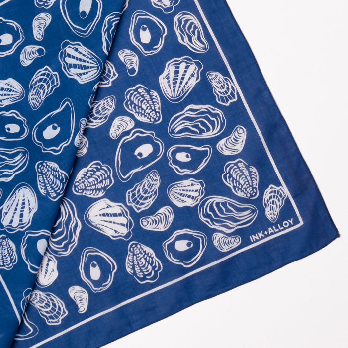 Olivia Square Scarf Oyster Print Scarf