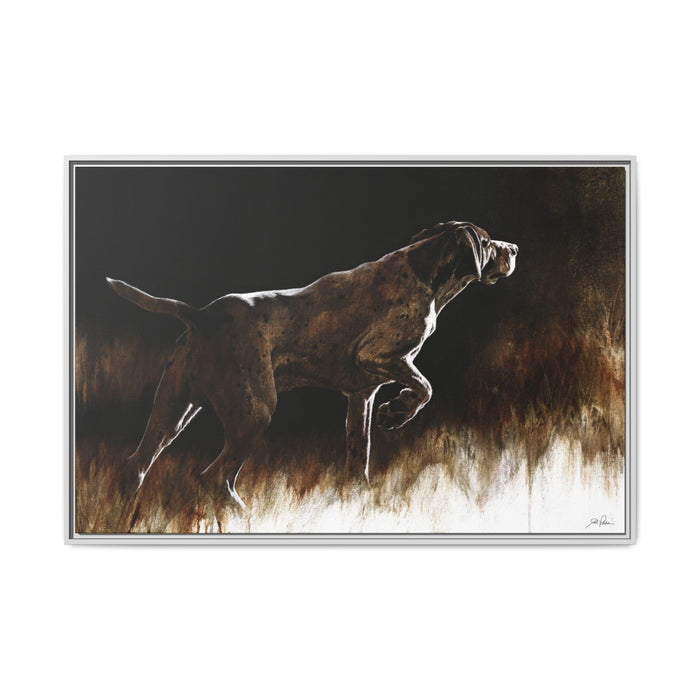 "On Point" Framed Canvas