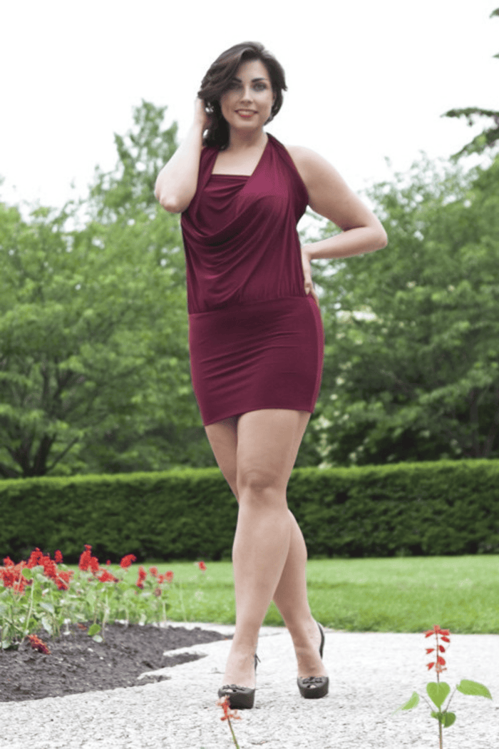 Diane Kroe - One-4-All Dresss (wine)
