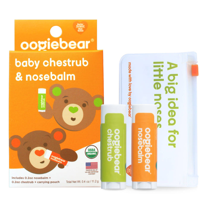 oogiebear mini nose balm and chest rub kit