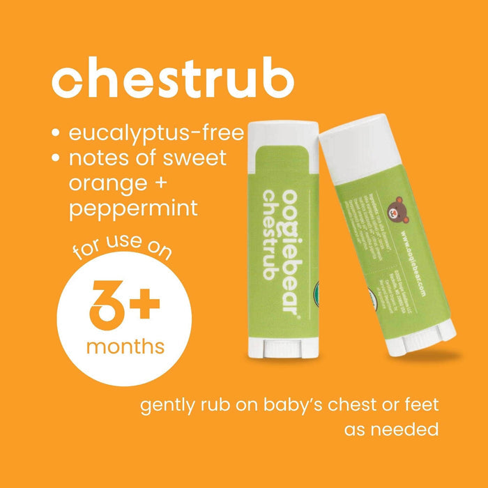 oogiebear mini nose balm and chest rub kit