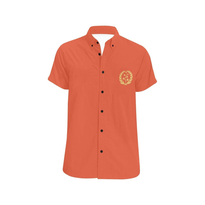 Orange Men Shirt - Natna Shop