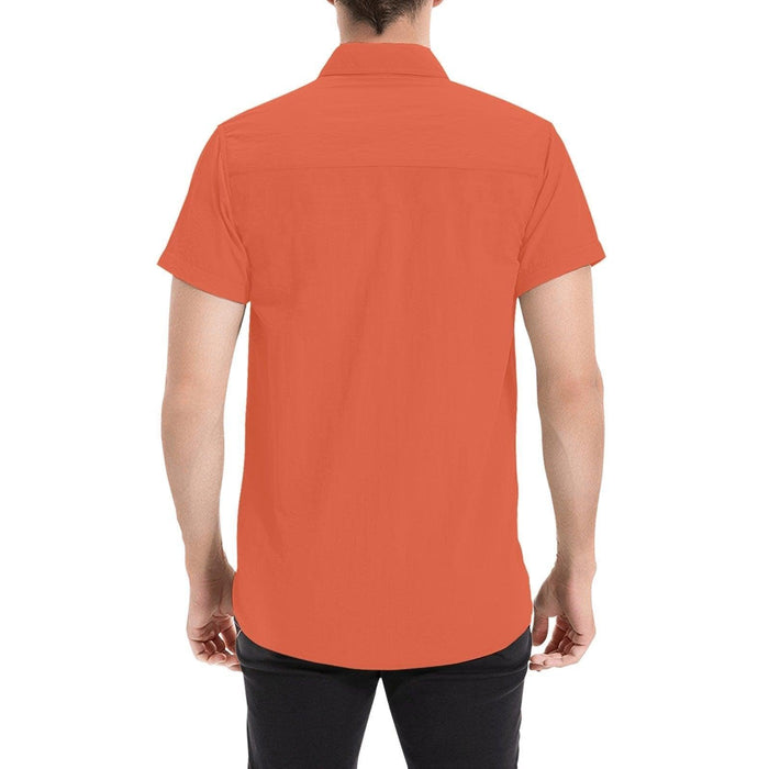 Orange Men Shirt - Natna Shop