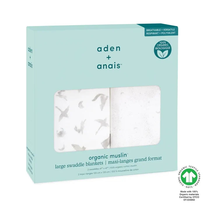 Organic Swaddle Set of 2