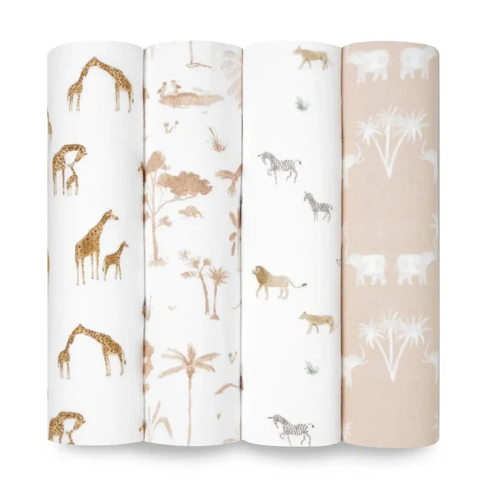 Organic Swaddle Set of 4
