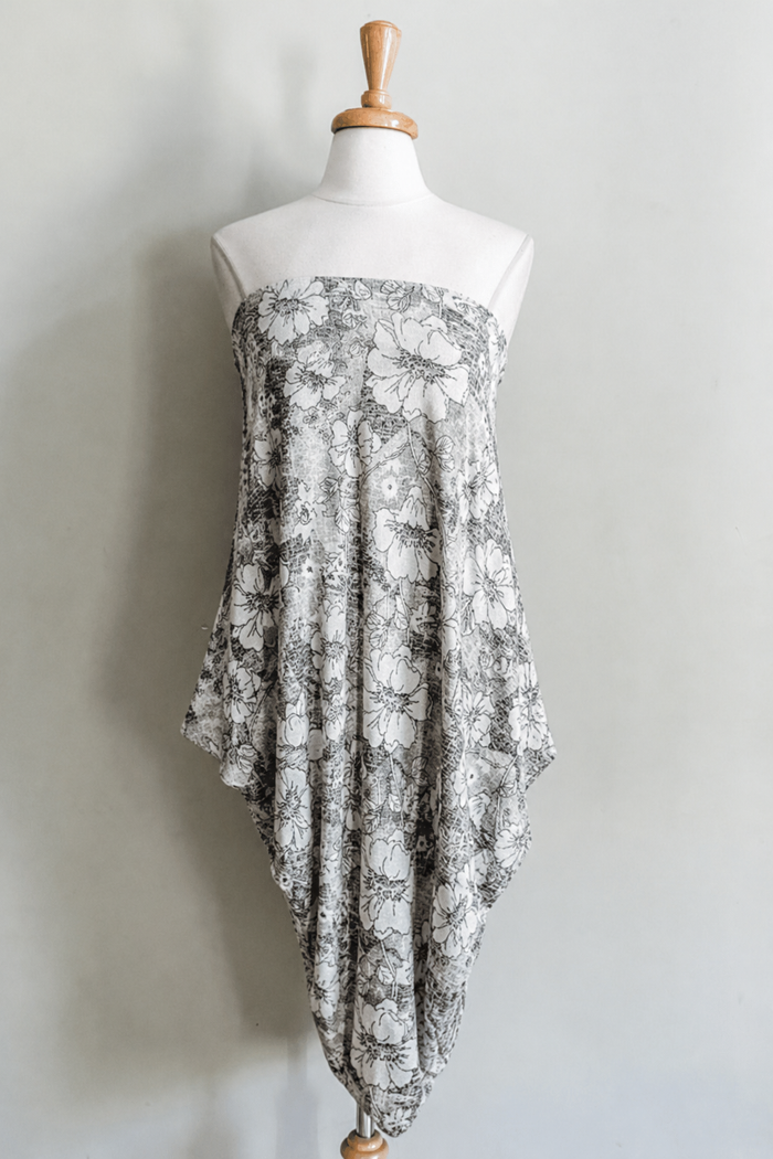 Origami Dress | Santorini Slub