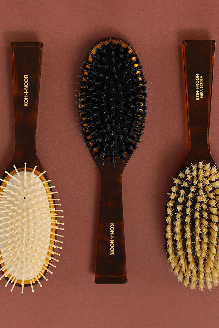 Oval Pneumatic Brush Boar Bristle (120)